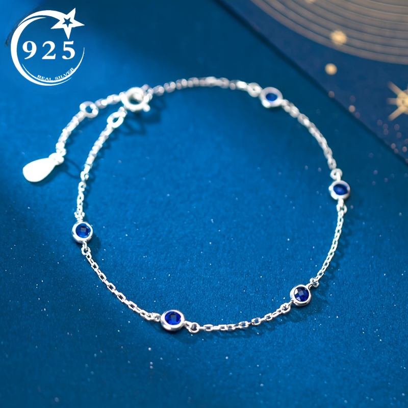 

S925 Silver Bracelet Fashion Temperament Chain Simple And Elegant Men's Bracelet 1.22g/0.04oz