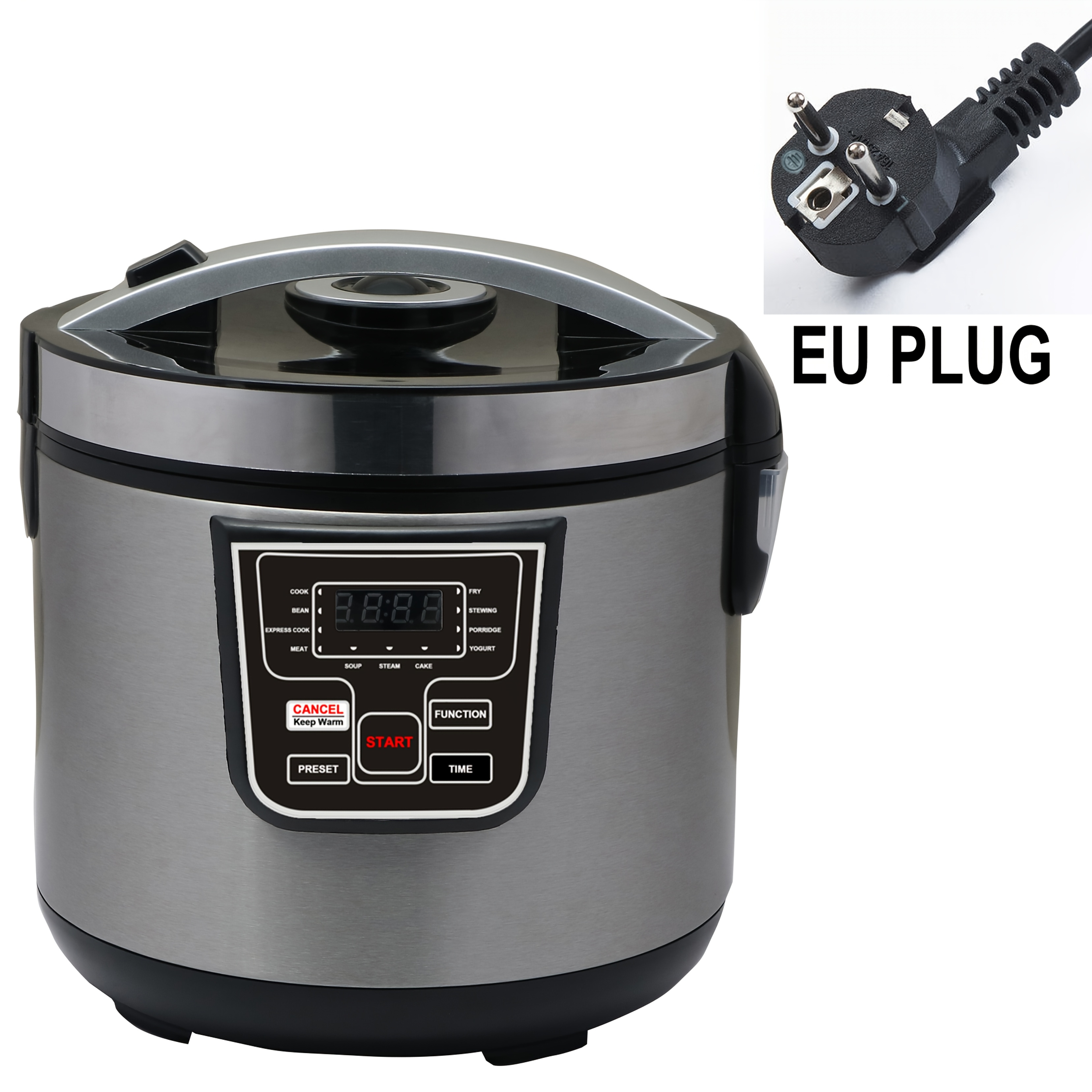 Image of Multi Functional Household Rice Cooker, 11 Cooking Options, 5 Water Capacity, Up To 12 Cups Of Rice, With Non Stick Inner Pot, 24-hour Delay Timer And Automatic Function, European Plug