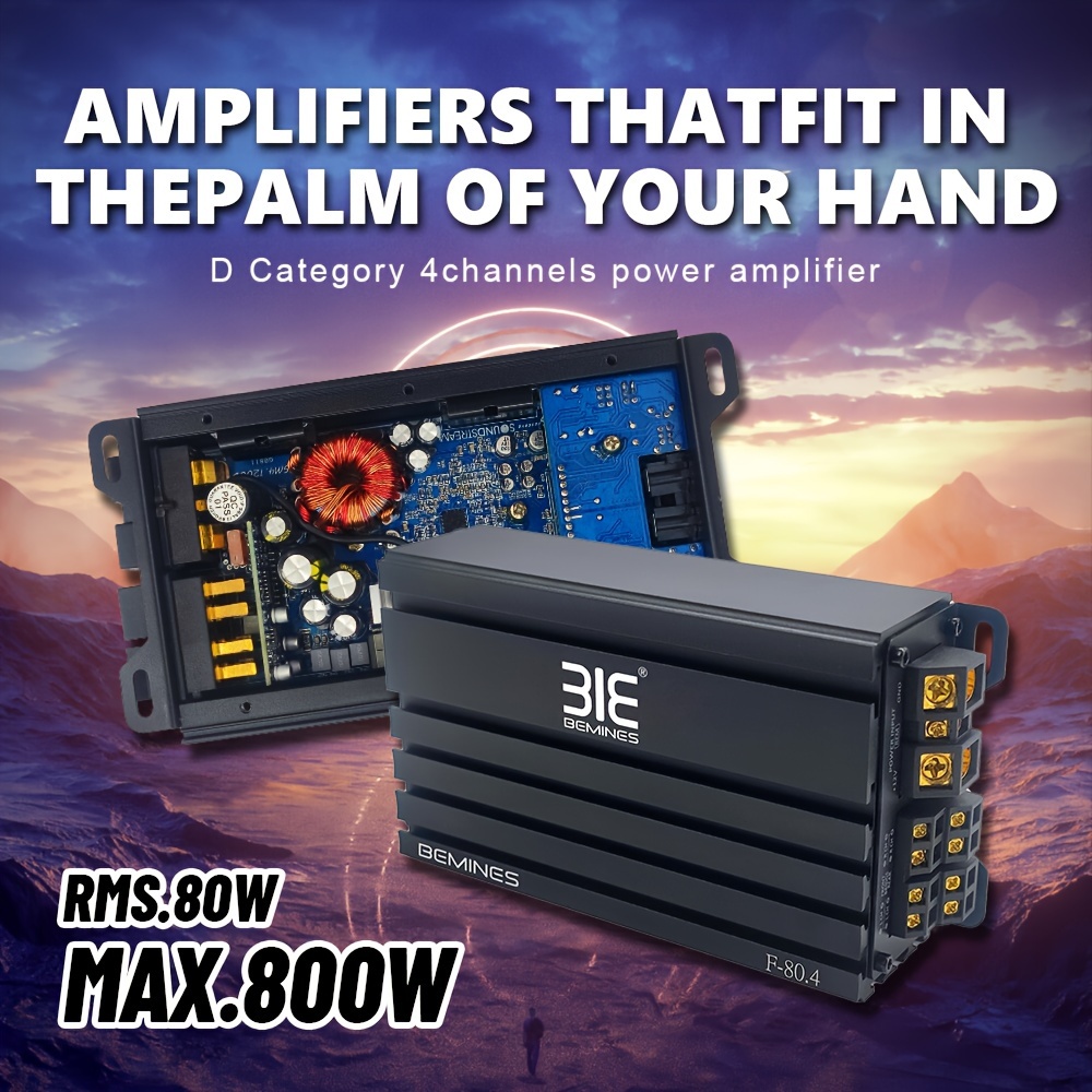 Taramps DS300x4 デジタル プレーヤーアンプ 4 チャンネル 2 Taramps DS300x4 デジタル プレーヤーアンプ 4 チャンネル 2Ω カー