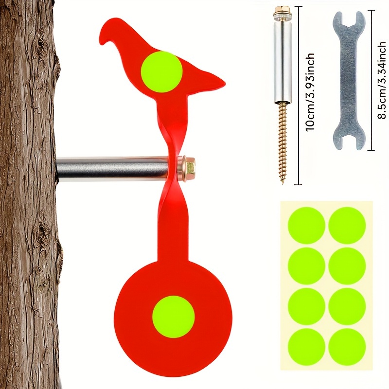 Portable Rotating Target with Animal Pattern for Shooting Practice