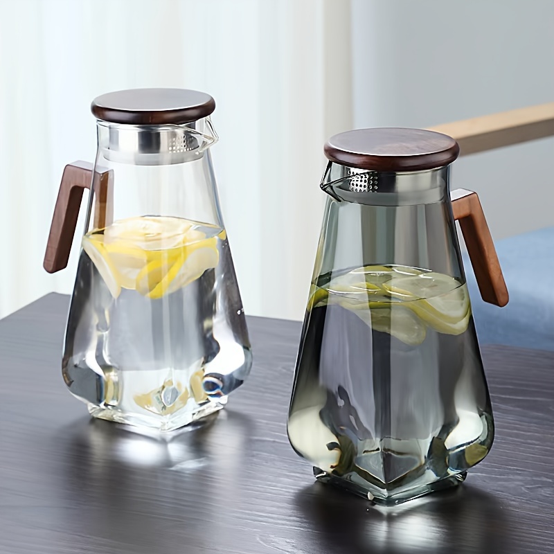 

1pc - Water And Wooden , Clear Beverage For And