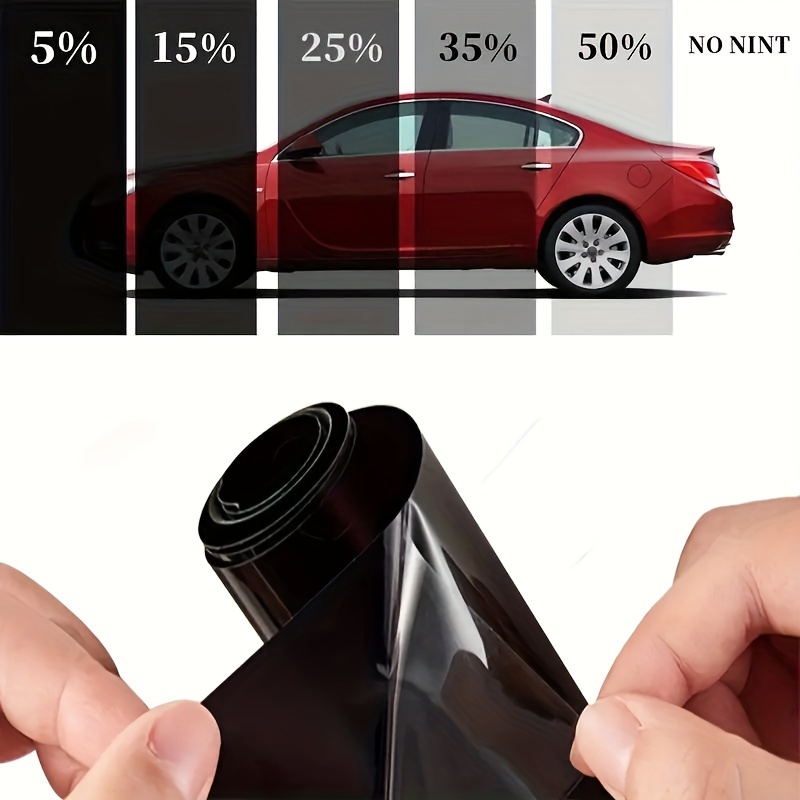

1pc Window Film, Car Insulation Film. Glass Film Solar Film/building Film. Privacy Car Window Film Window Tinting