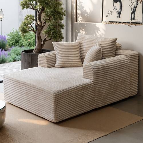 47 24 single seater boneless sofa chair no assembly easy setup with lumbar support corduroy fabric compact versatile for bedroom living room study perfect christmas gift