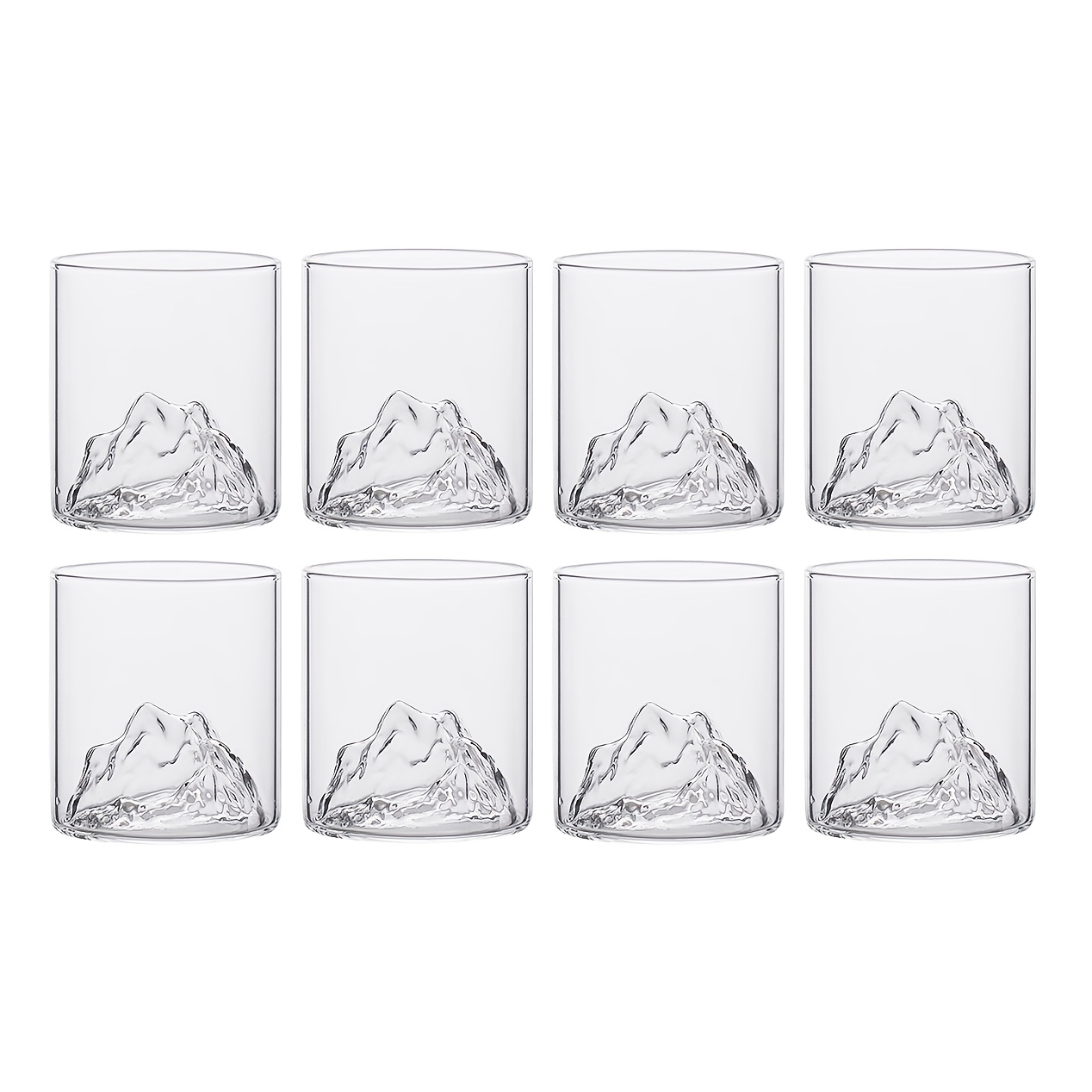 8pcs 6pcs 2pcs glass whiskey glasses domestic water glasses wine glasses