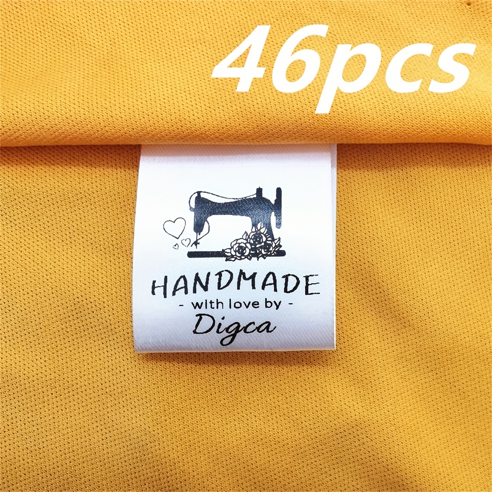 TEMU Customize 46 Ribbon Labels, Personalize , And Make Your Products Unique; A Great Companion For Handmade Knitted Items.