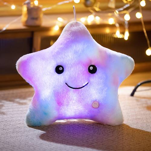 light plush toy stuffed animal with flashing glow battery operated plush bedroom decor night birthday christmas gift for toddlers boys girls excluding batteries