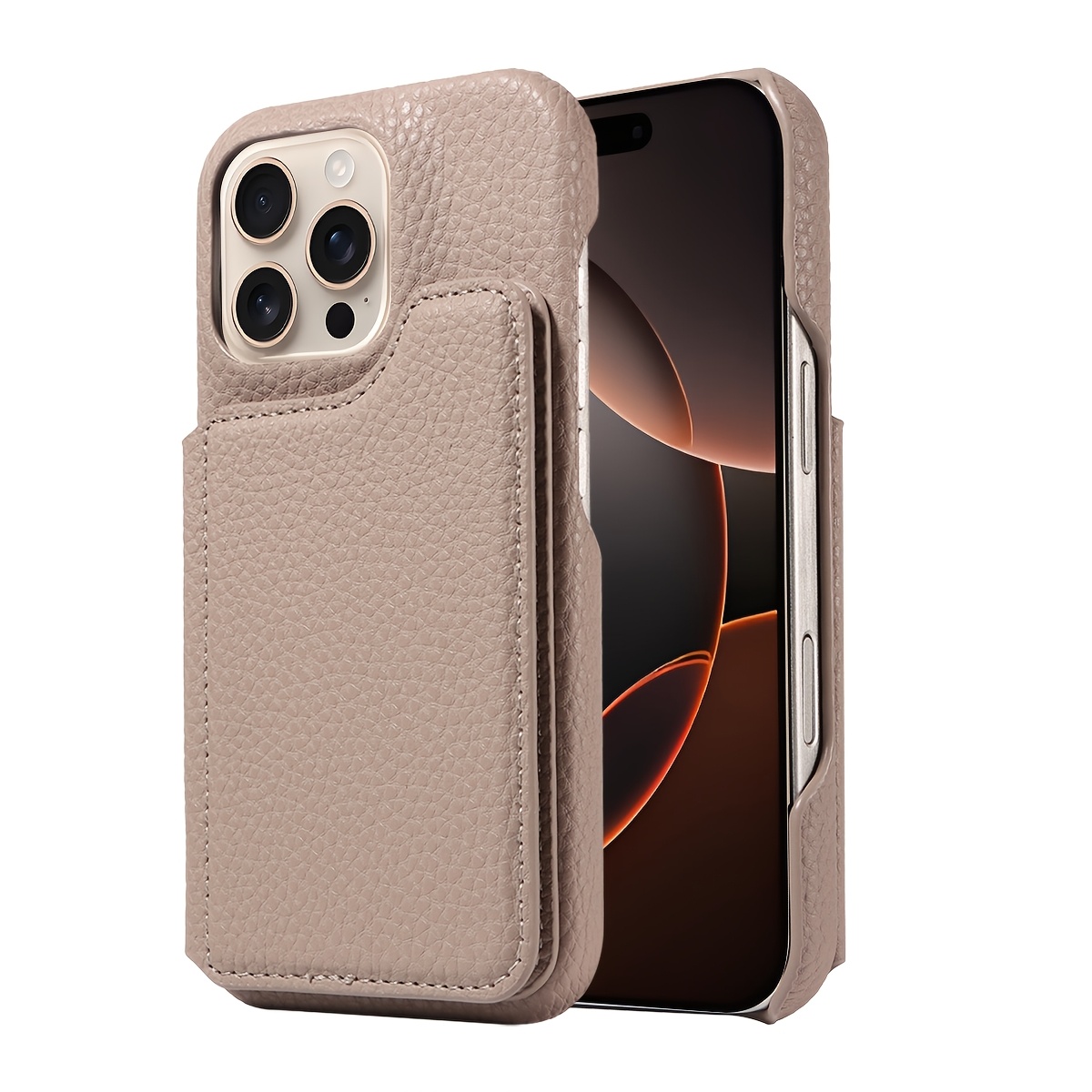 leather phone case med magnetisk stängning och - Temu Sweden