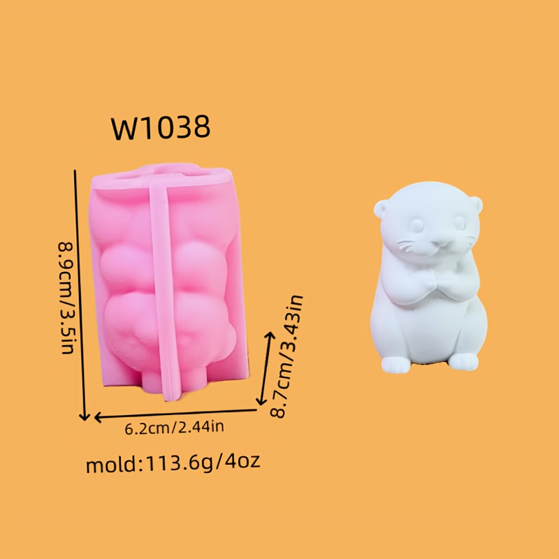 E-shop Harz Silikonform Seehund Dreidimensionales Ornament Silikonform Kerzen Silikonform Gips Ornament Silikonform Silikonform Heimdekoration