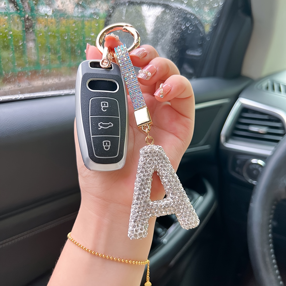 Portachiavi Moda con Charm e Strass ✨ – 6 Stili Chic