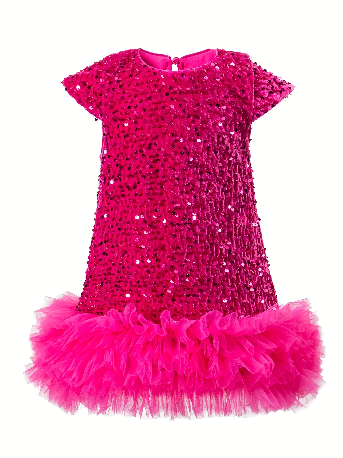 Dress Sequin Ruffle Mini Skirt Mermaid Costume Women Paco Rabanne