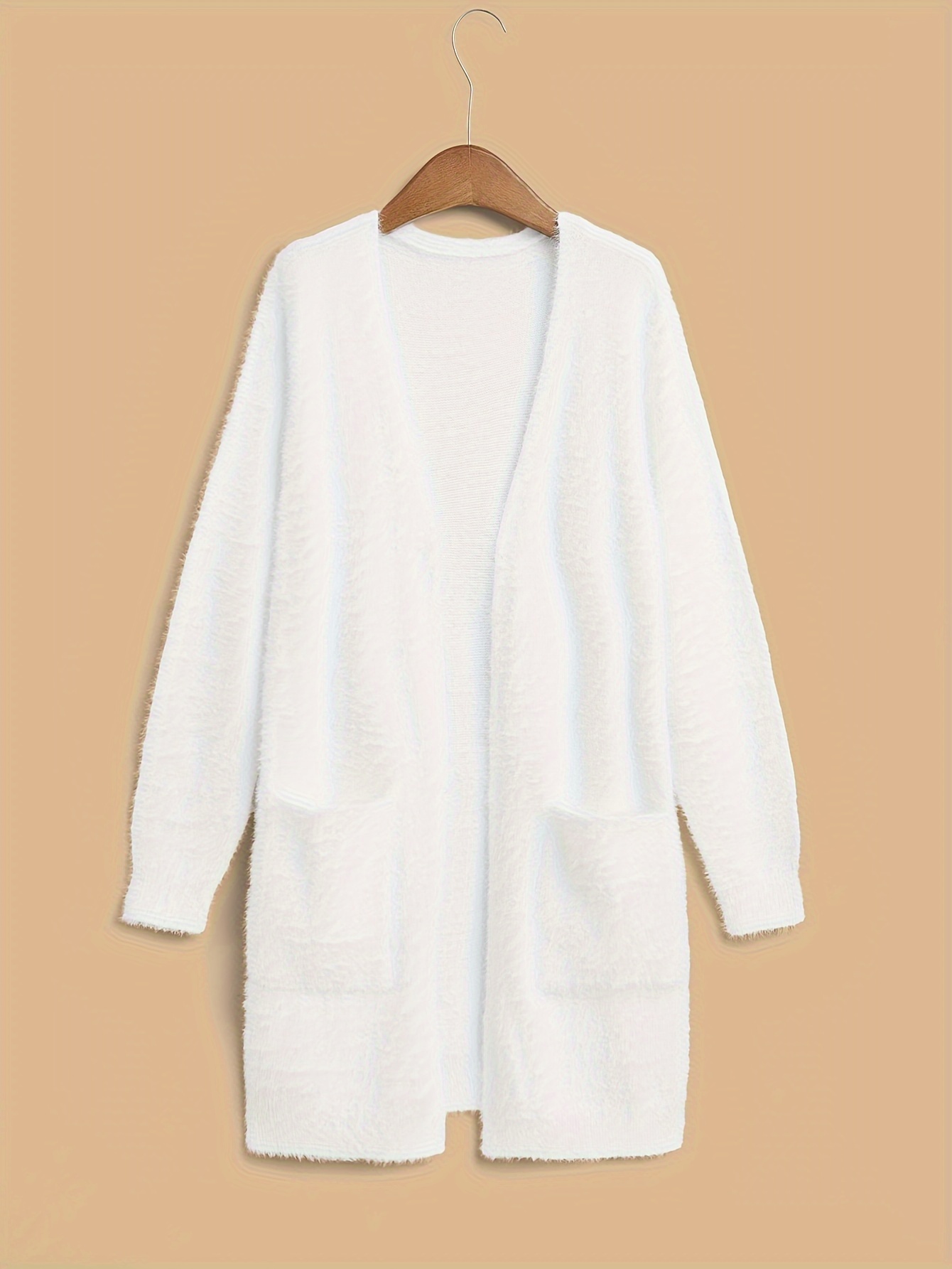 weißer damen-strickjacke v-ausschnitt Temu Germany