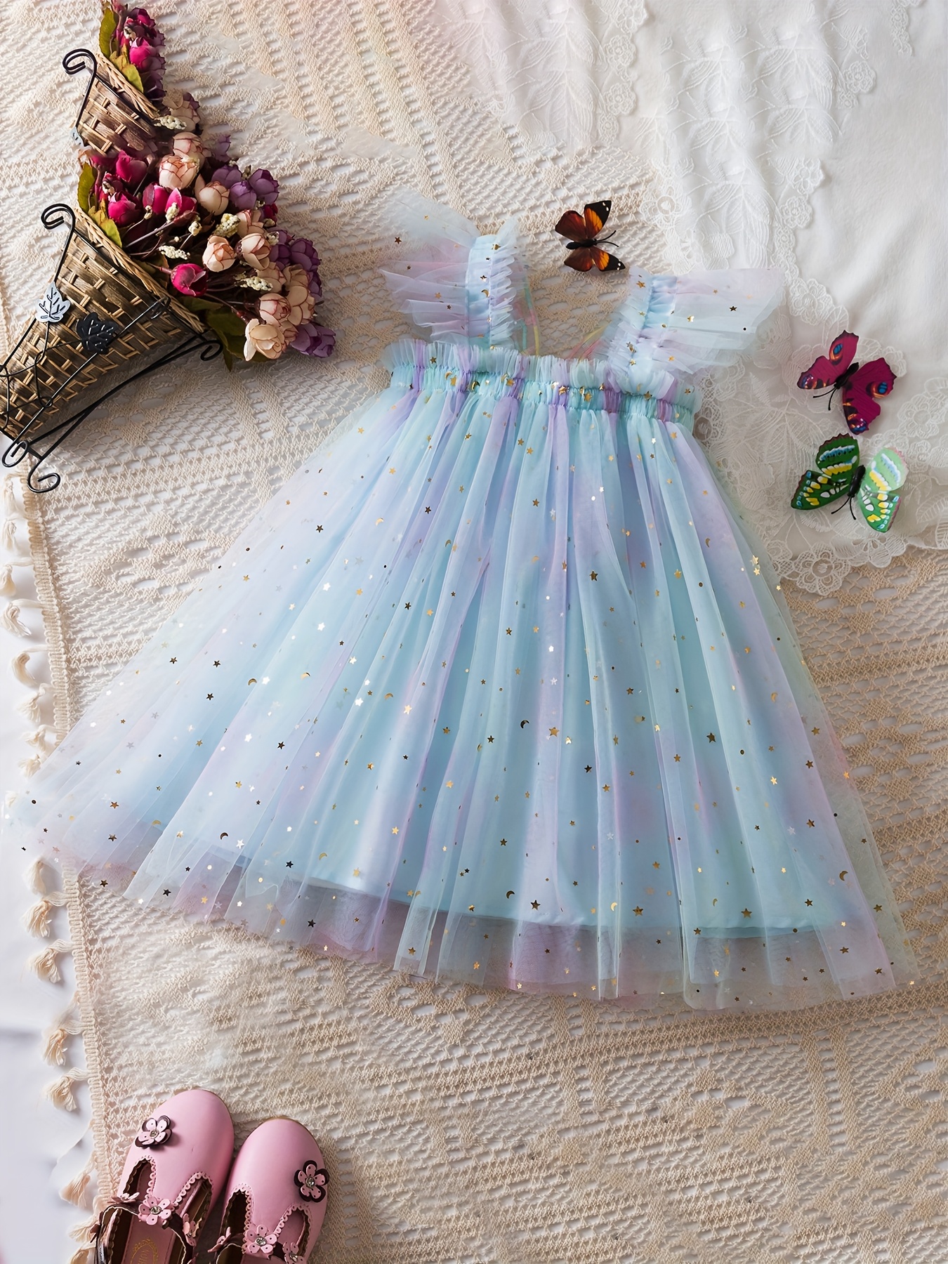 sachin and babi light blue dress Garden Theme Dress for Kids: The Perfect Fall Fairy Dress for Outdoor  Adventures and Birthday Parties