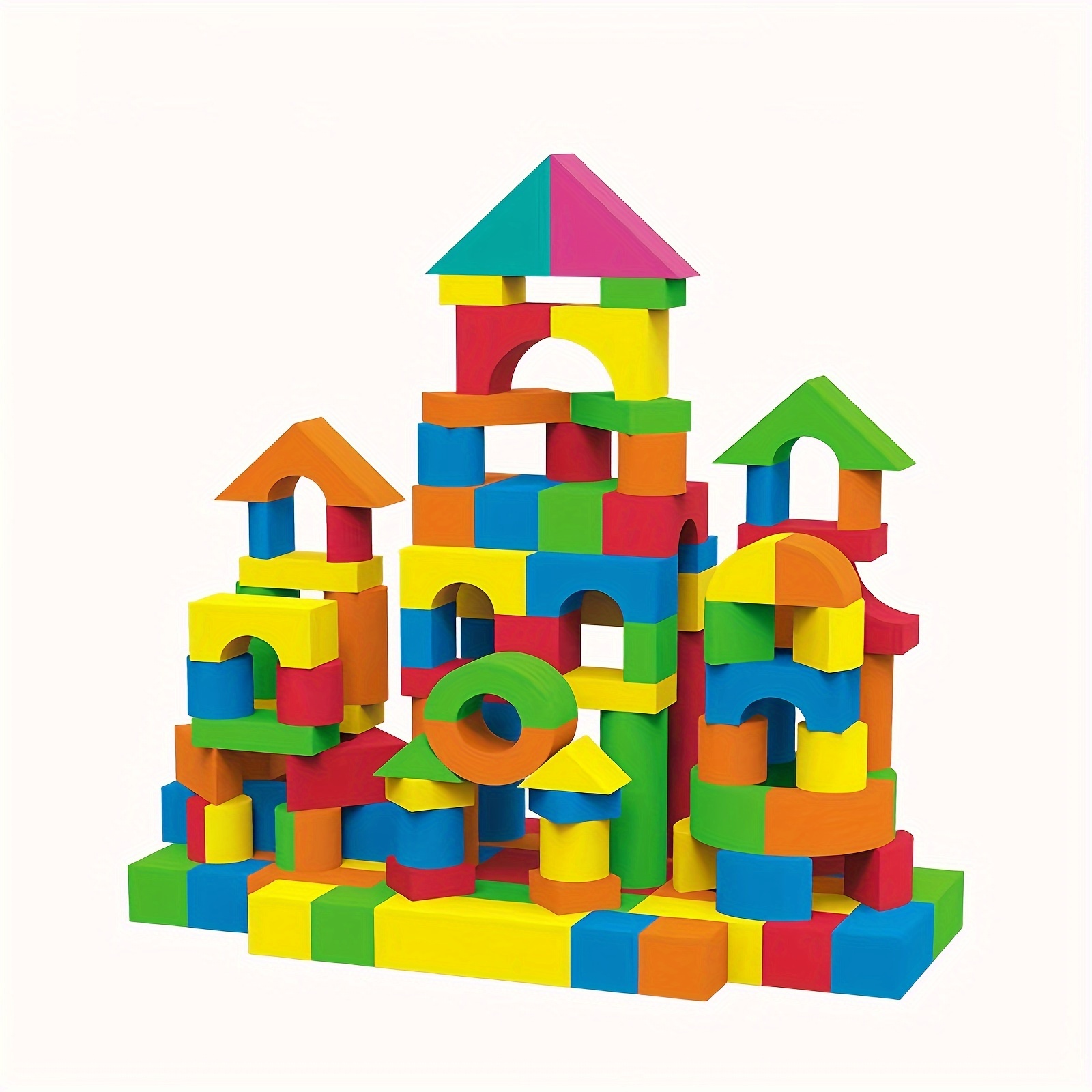 ABC Stacking Blocks Children Building Puzzle Kids 3D EVA Big Cubes Soft  Sponge Foam Block Toys Educational Gift for Children - AliExpress