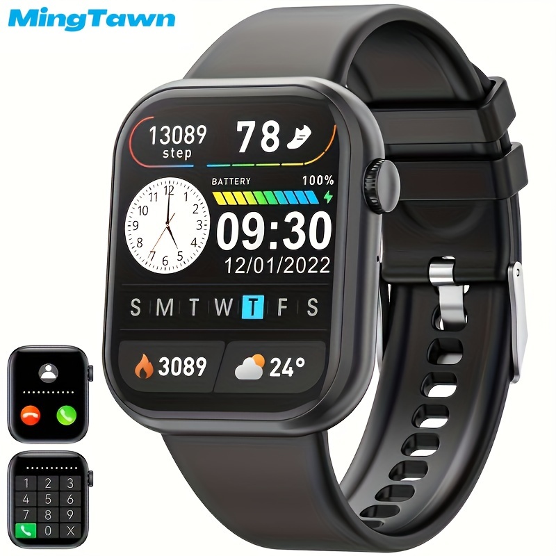 

Montre intelligente, appels sans fil, appels de montre, sports multiples, suivi de la condition physique, montre intelligente, écran HD de 1.85 pouce. Plus de 100 méthodes d'exercice