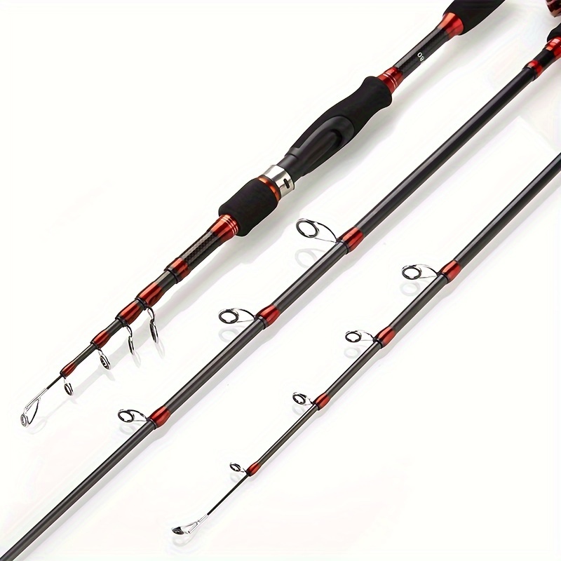 

Universal Carbon Fiber Fishing Rod -2.4m, Medium , Light Power, Bait Surfing Rod, Compact Folding For -