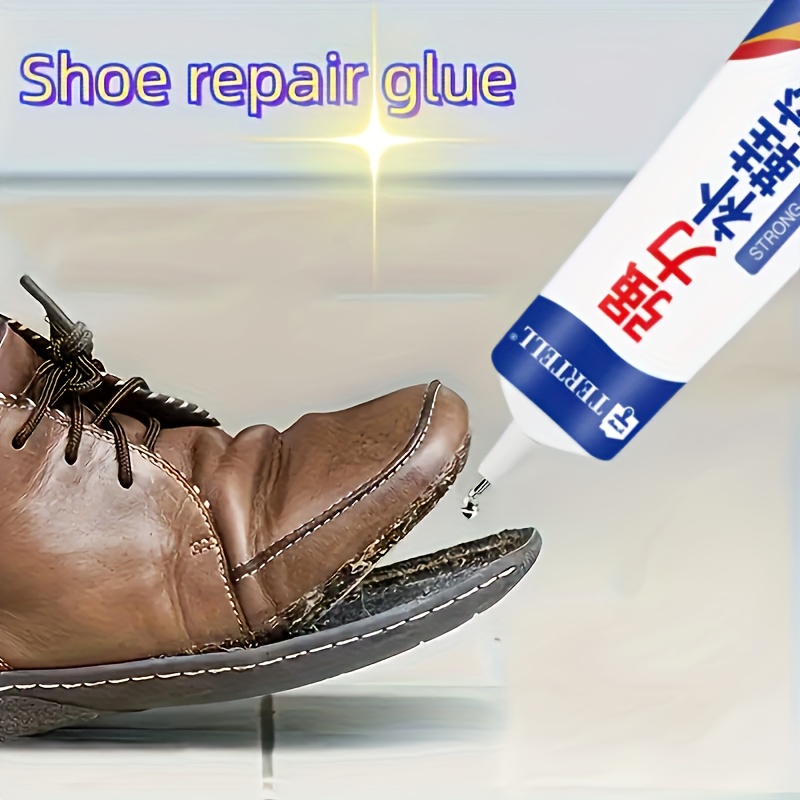 60ml Strong Hold Shoe Repair Glue for Faux Leather, Sneakers & Sneakers ? High-Temperature Resistant, Non-Toxic, Transparent Finish, Easy to Use, Fast Curing Adhesive, Athletic Shoe Bonding | Clear Finish Glue | Nontoxic Adhesive, Shoe Accessories