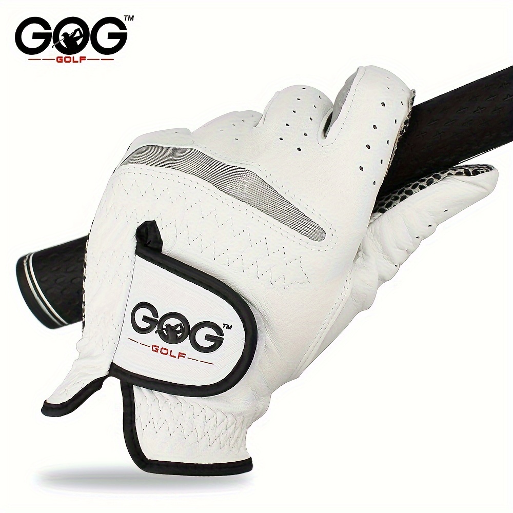 [GOG Golf Glove] Genuine GOG Golf Glove, One Left/Right | Indonesian Import Sheepskin Non-Slip Gloves for Men's Sports