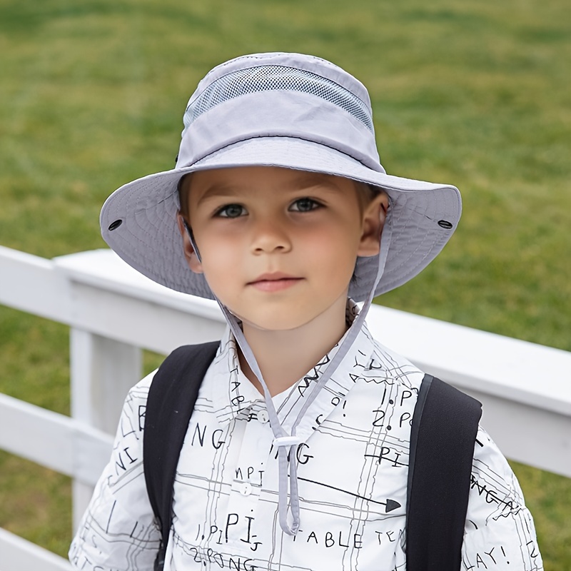 Children's Fisherman Hats Boys' Fashionable Solid Color Sun - Temu