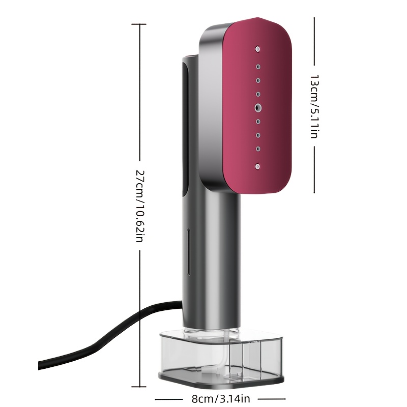 E-shop Tragbarer Kleiderdampfer, Handdampfbügeleisen (EU-Stecker), faltbares Bügeleisen, 10-Sekunden-Schnellaufheizung, starker Dampf, mit 4
