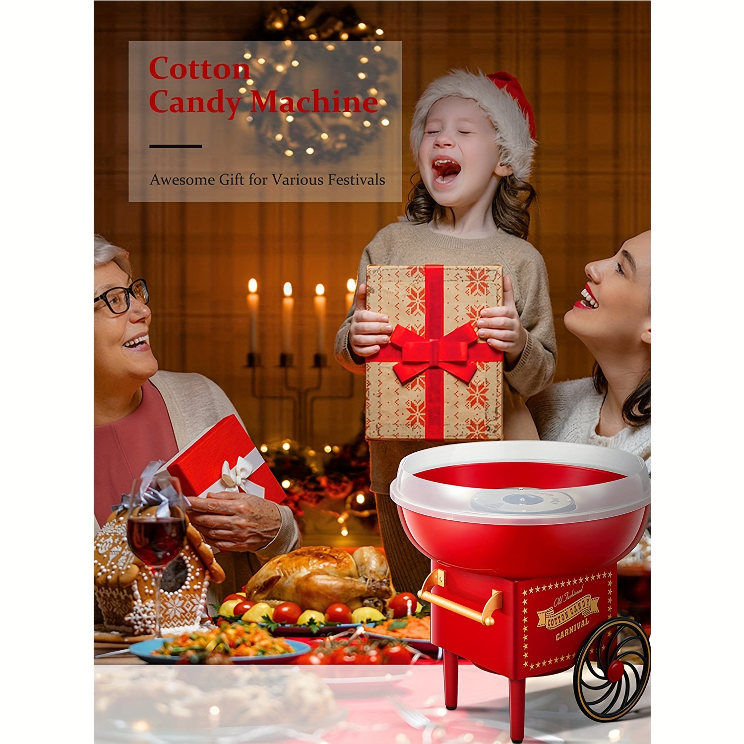 cotton candy machine kit cotton with comprehensive user ideal for parties fun gatherings details 5