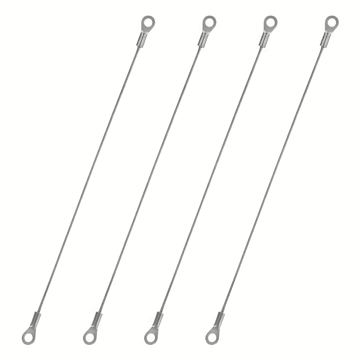 4pcs Cabinet Door Restrictor - Wire Rope, Adjustable Hinge For Cupboard Doors, Curtains, Hanging Lamps And More.