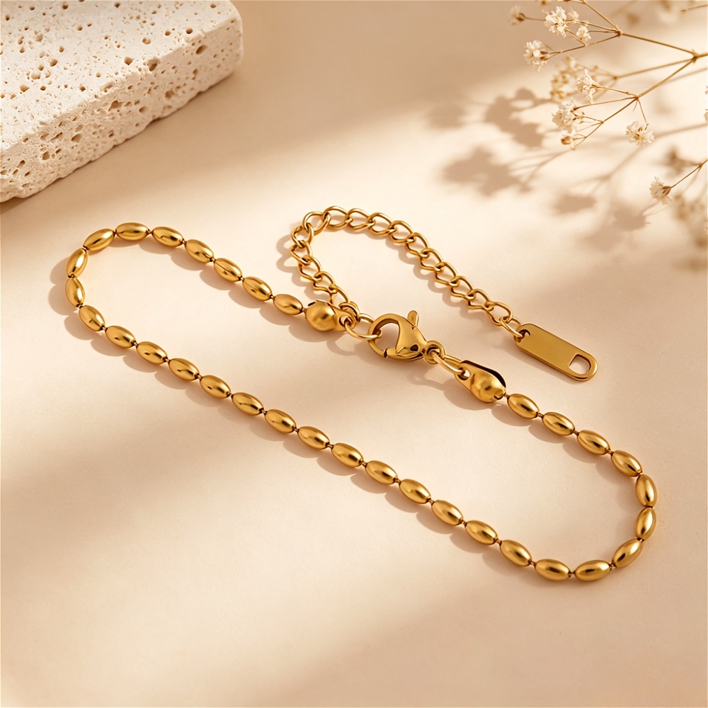 Men's & Women's 18K Gold Plated Adjustable Bracelet, Classic Design