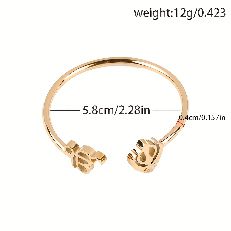 Unisex Sikhism Stainless Steel Adjustable Cuff Bracelet