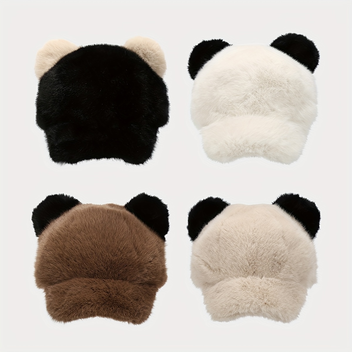 

Ear Fluffy Cap - -cold Hat, , Polyester 100%, , , , , Gender