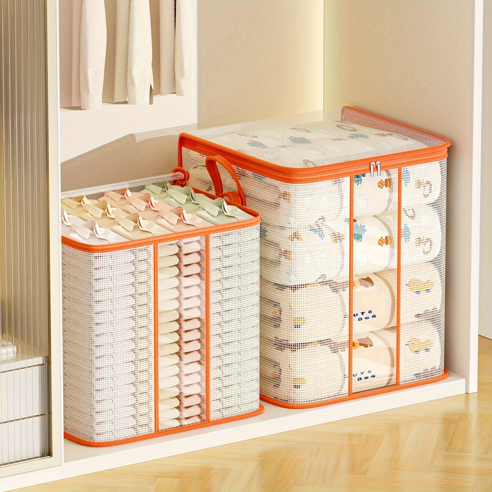 Extra Large Vertical Storage Bag with Reinforced Handles