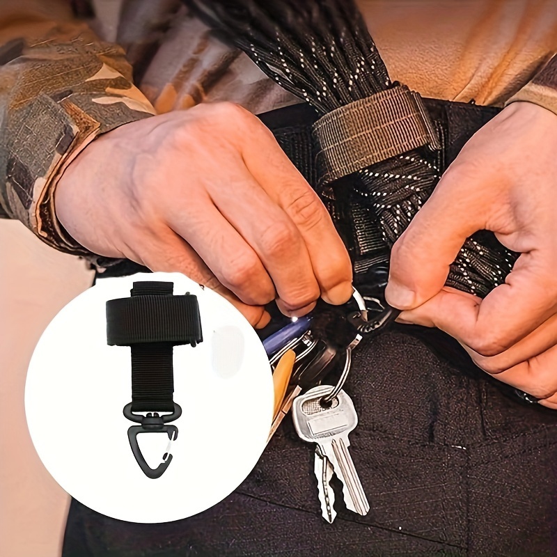 2 Sets Snap Hook Key Chain Clip Heavy Duty Keychain Attachments For  Paracord Bracelets Bags Accessories - Sports & Outdoors - Temu