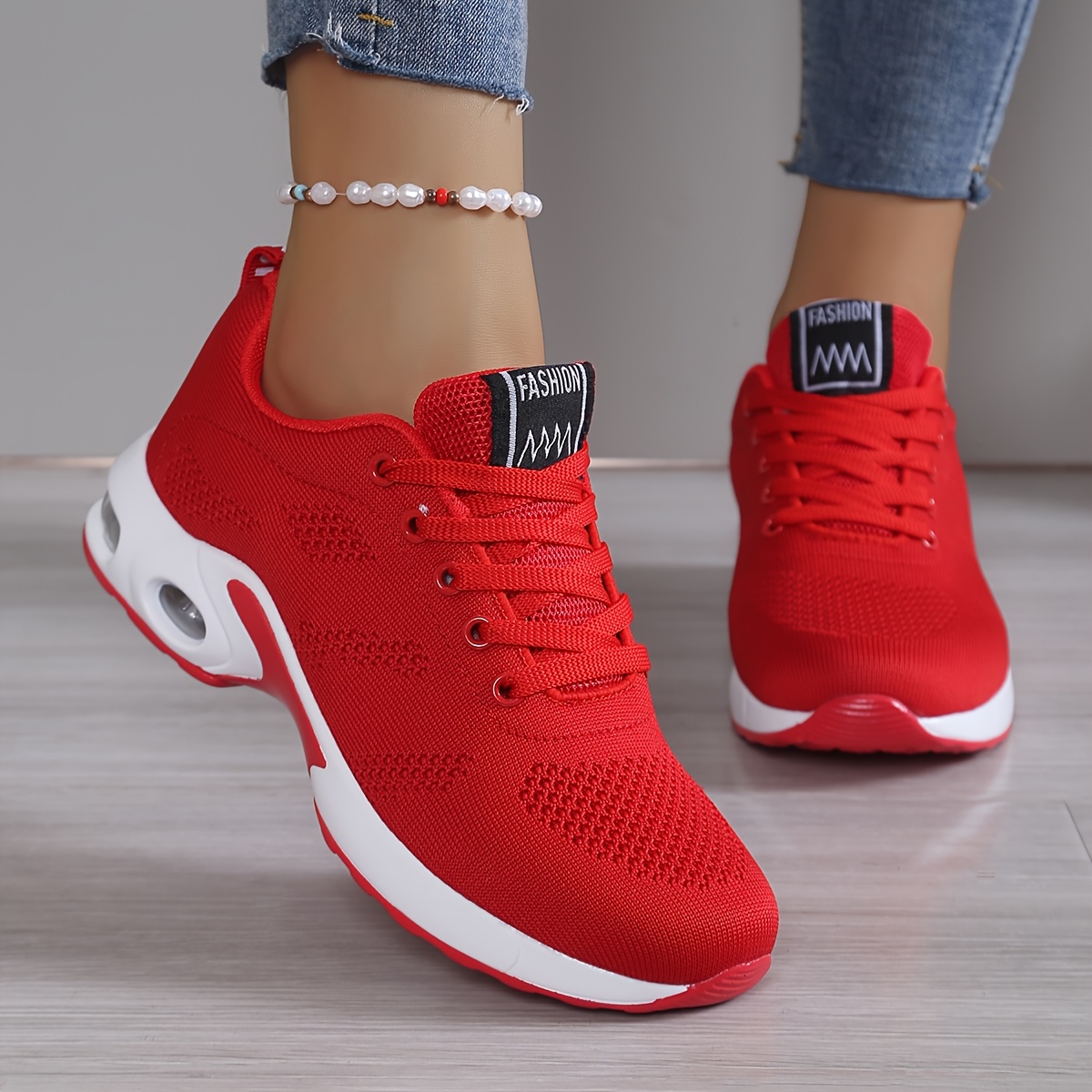 sneakers womens air cushion casual running shoes lightweight comfortable breathable   cushioning casual athletic shoes contoured   design suitable for track and field training hiking walking