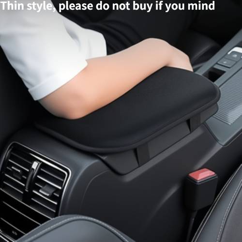 1 car armrest pad center console riser pad black suitable for car armrest cover car armrest box riser pad universal fit for year