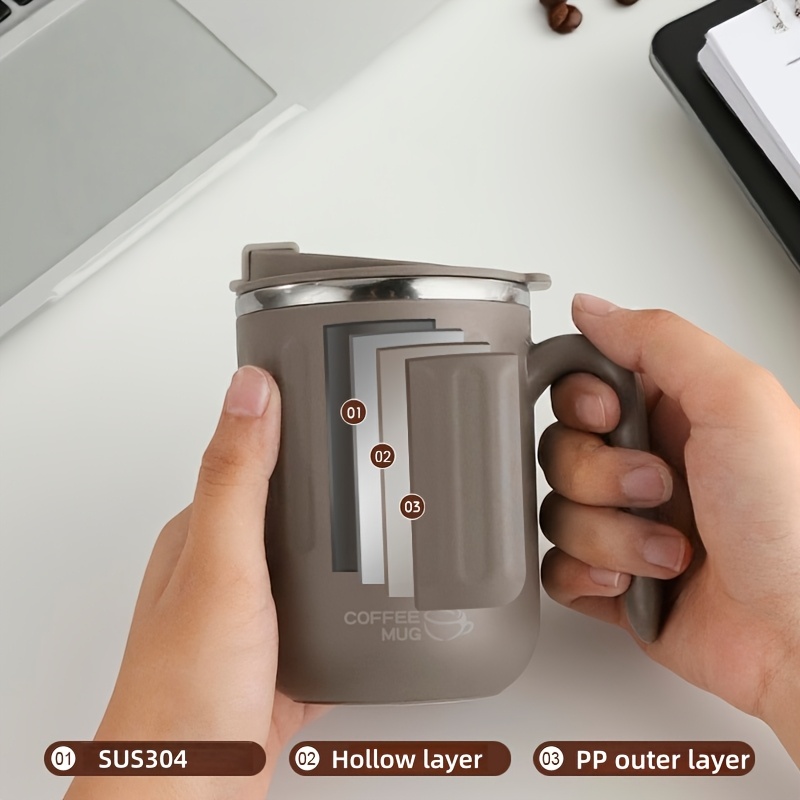 1pc 304 stainless steel mug tea storage anti spill lid - Temu Cyprus