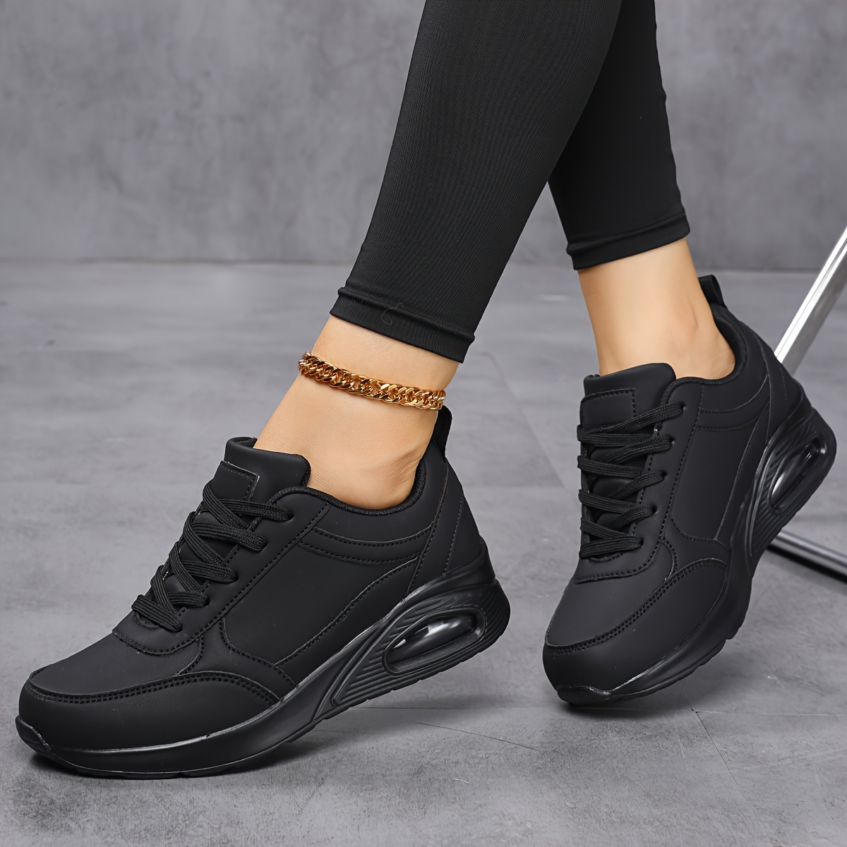 black dress sneakers women Paul Green Hadley Sneaker - Black MC Leather