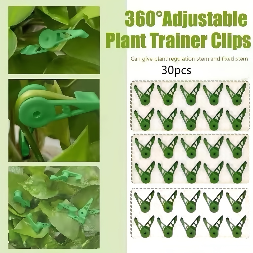30 Adjustable Plant Support Stakes, 360° Adjustable Gardening Branch Bender For Plant Light Training And Growth Enhancement, Branch Pressing Hooks For Pulling And Shaping Branches