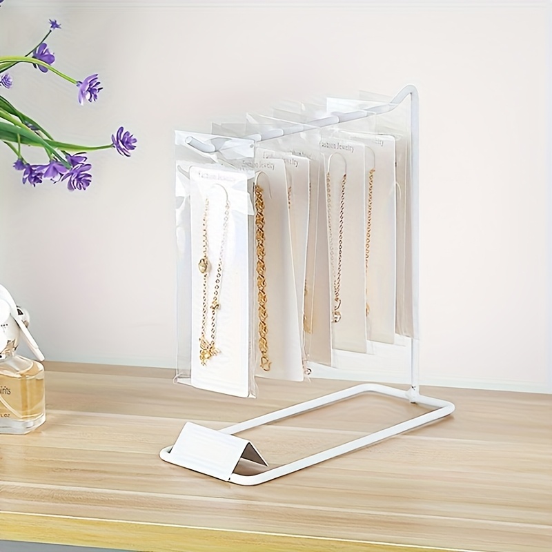 

Metal Jewelry Display Stand - Desktop Organizer For Earrings, Necklaces & Accessories,