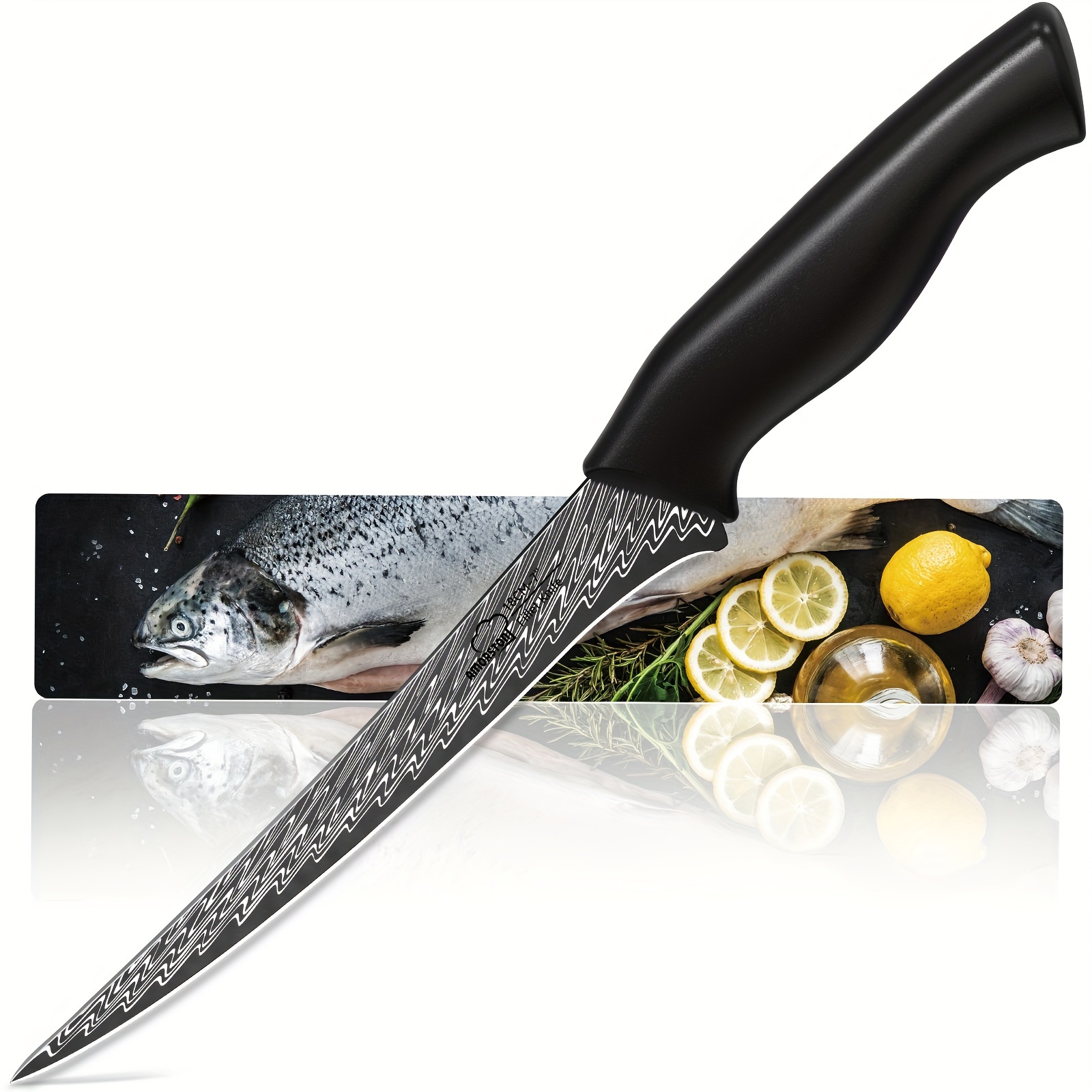 

1pc/fish Fillet Knife, 7" Fishing Knife, German Stainless Steel, Filet Knife For Fish And Boning Knife For Meat Cutting, Dishwasher Safe