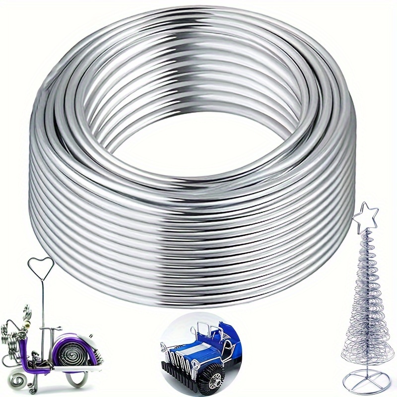 

Aluminum Craft Wire For Sculpting Armature Bendable Craft Wire 98 Feet For Diy Wreath Project Making Beading Floral Bonsai Tree