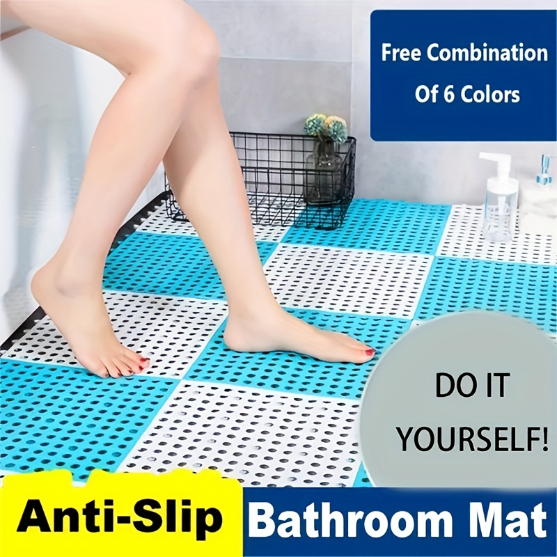 Non-slip Mat Bathroom Thickened Pvc Plastic Carpet Waterproof Toilet Toilet  Kitchen Foot Mat Outdoor Non-slip Floor Mat