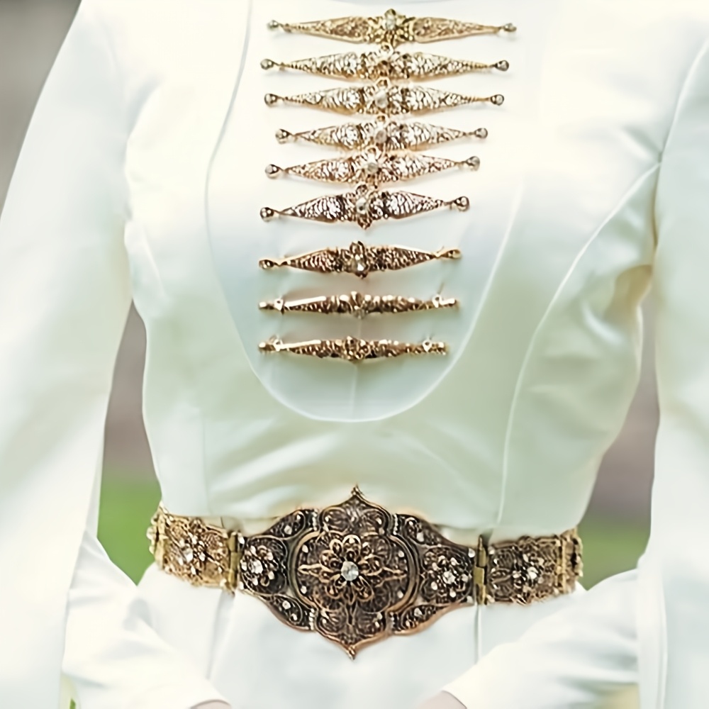 vintage turkish womens metal belt adjustable Temu Finland