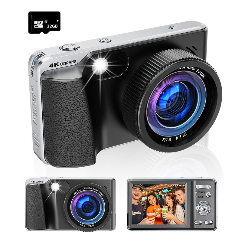 Handheld 4k Vlog Camera Handheld 4* Camera For Photography Auto