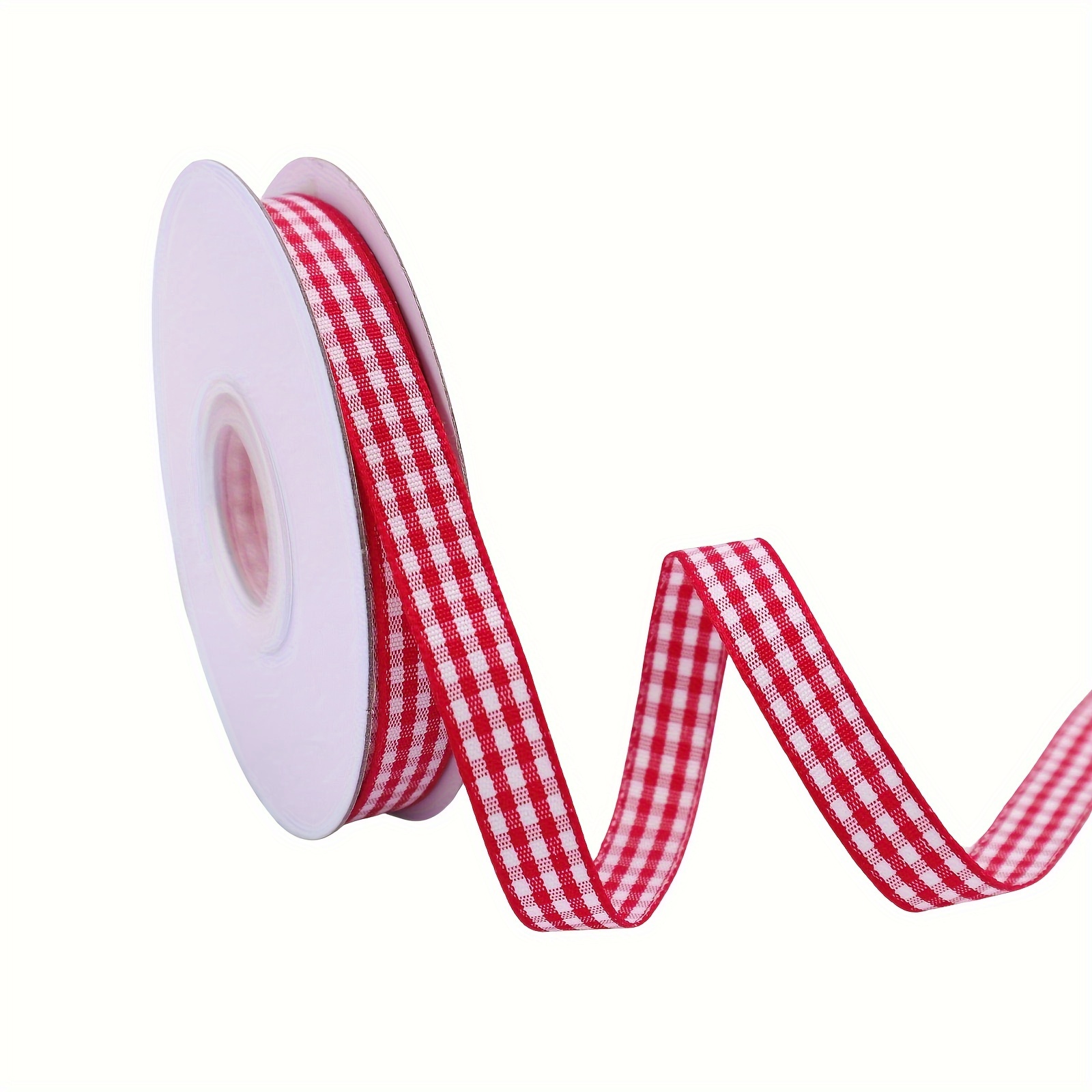 15yards Ribbon Gingham Ribbon For Home Wedding Christmas Party Decoration Diy Hairpin Bow Gift Wrapping Sewing Offices Decor