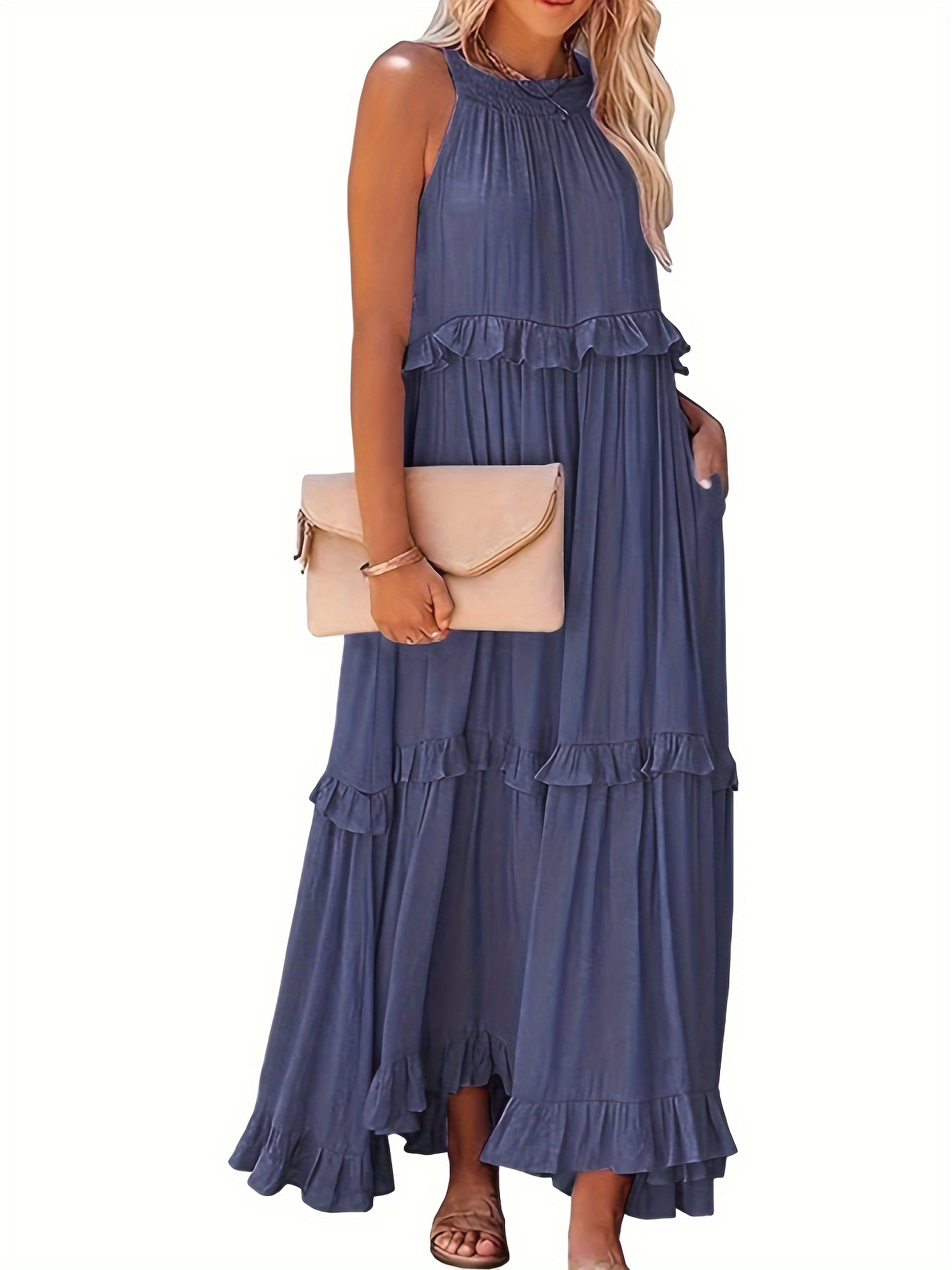 slim fit dress slacks Plus Size Flowy Knit Tank Dress – 2020AVE
