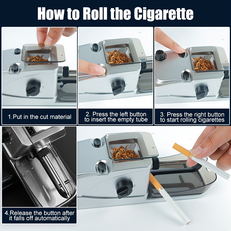 how to roll a cigarette with a roller cigarette rolling machine electric rolling machine