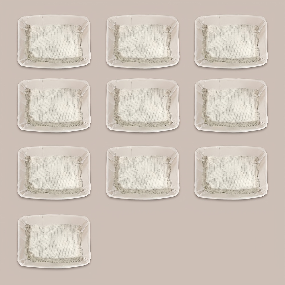 10/16/30pcs Cat Litter Filter Net Set Cat Litter Filter Bags Anti-leak Litter Pad Litter Box Waste Collector Replacement