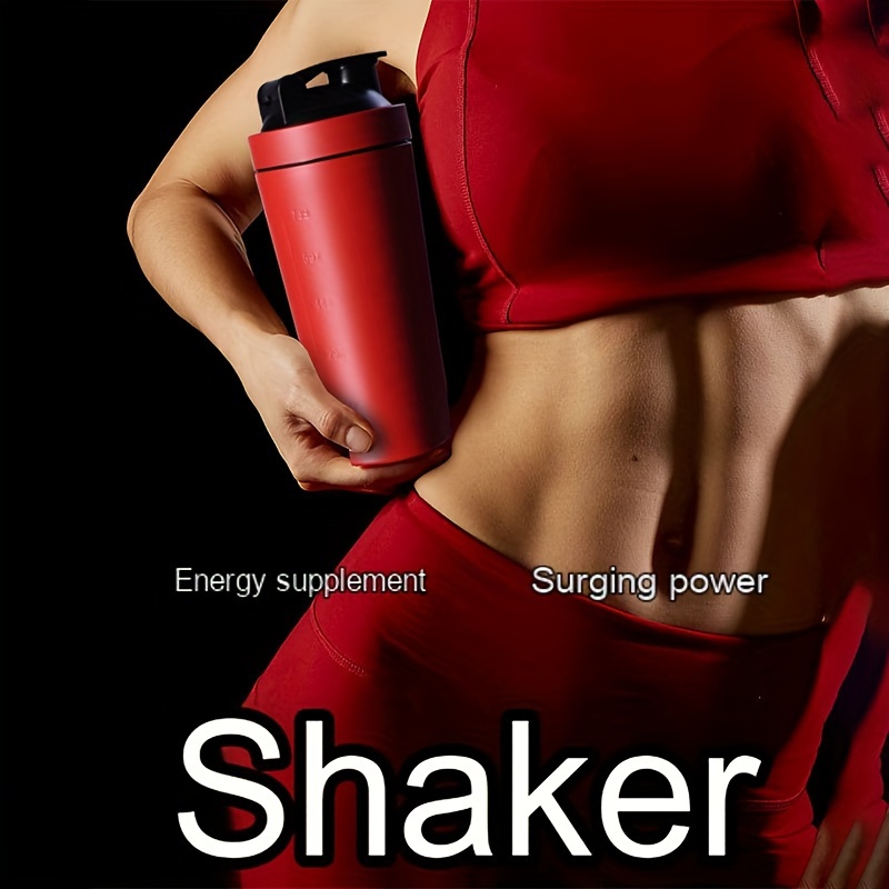 

Leak-proof Stainless Steel Shaker Cup - Bpa-free, Ideal For Protein Powder & Milkshakes, Perfect For Gym, Sports & Car Use