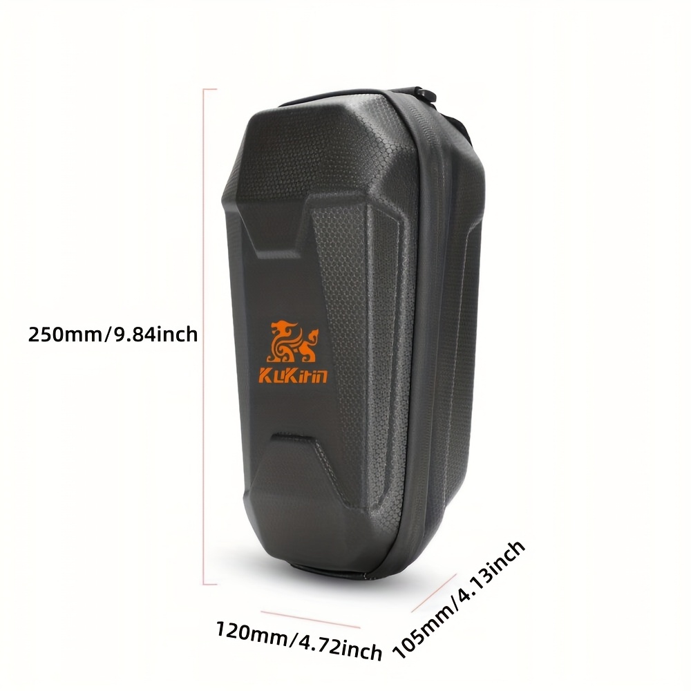 Temu Electric Scooter Bag, 2L High-End Handlebar Storage Bag, Portable , Large Capacity, Waterproof And Rainproof, Front Safety, Suitable For And-image