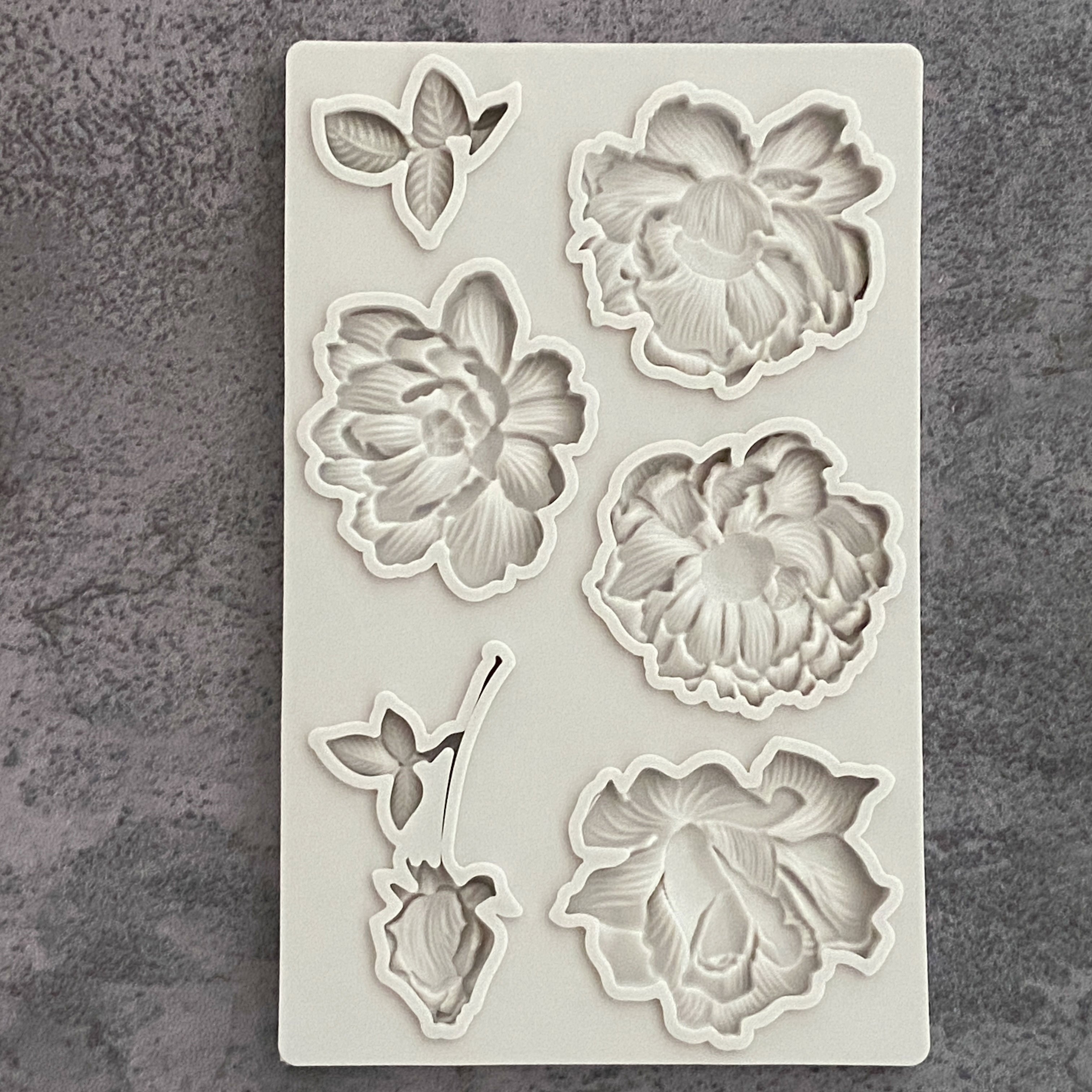 

1pc Lifelike Floral Silicone Mold For Cake Decorating - Bpa-free, Non-stick Fondant & Chocolate Crafting Tool, Oven/microwave Safe Kitchen Gadget