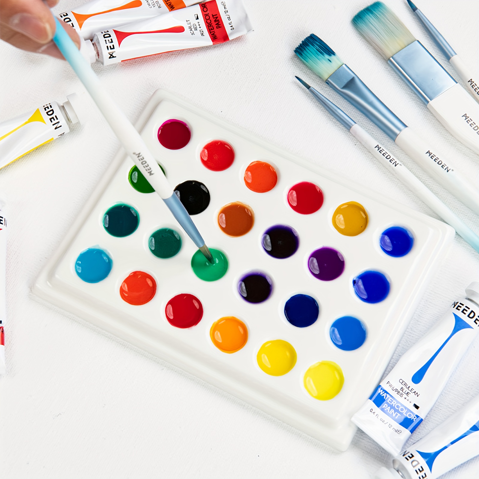 Palette de couleurs en céramique, multi-grille, Si... - Grandado
