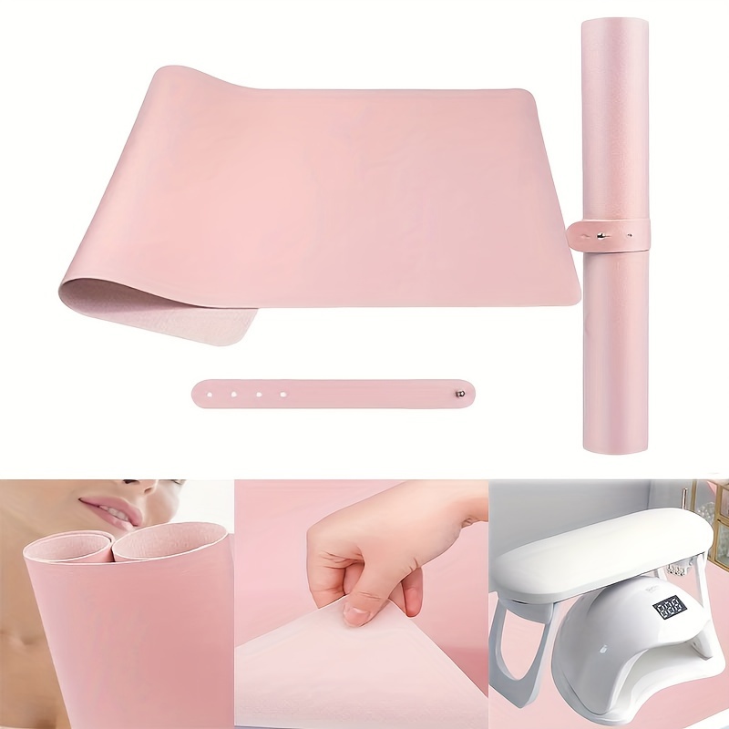 

1pc Soft Nail Art Mat, Foldable & Waterproof Placemat, Multi-functional Nail Tool Accessory, Unscented, No Electricity Or Battery Needed